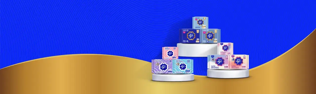 Glory Girl cloud-feel ultra-thin value sanitary pad range