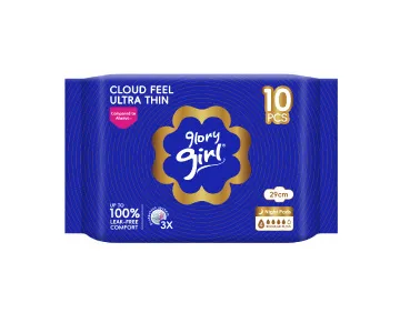 Glory Girl Cloud Feel Ultra Thin 290mm night pad, 10pcs