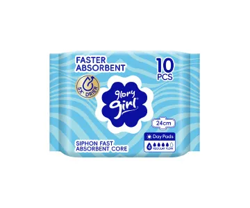 Glory Girl Faster Absorbent 240mm day pad, 10pcs