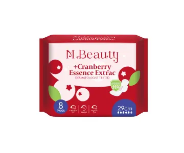 M Beauty Cranberry Essence 290mm night pad, 8pcs