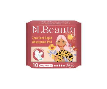 M Beauty Zero Feel Rapid Absorption 240mm day pad, 10pcs