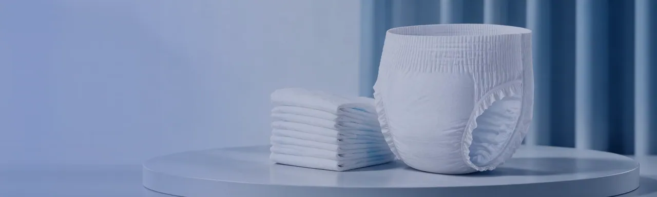Adult incontinence care products — pull-on pants, shaped pads and taped diapers wholesale supplier
