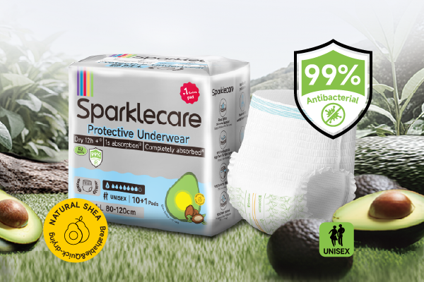 Sparklecare Protective Underwear M–L, 10+1pcs