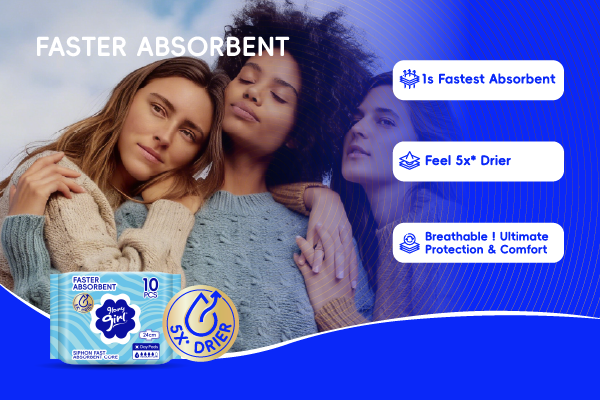 Glory Girl Faster Absorbent 150mm daily liner, 20pcs